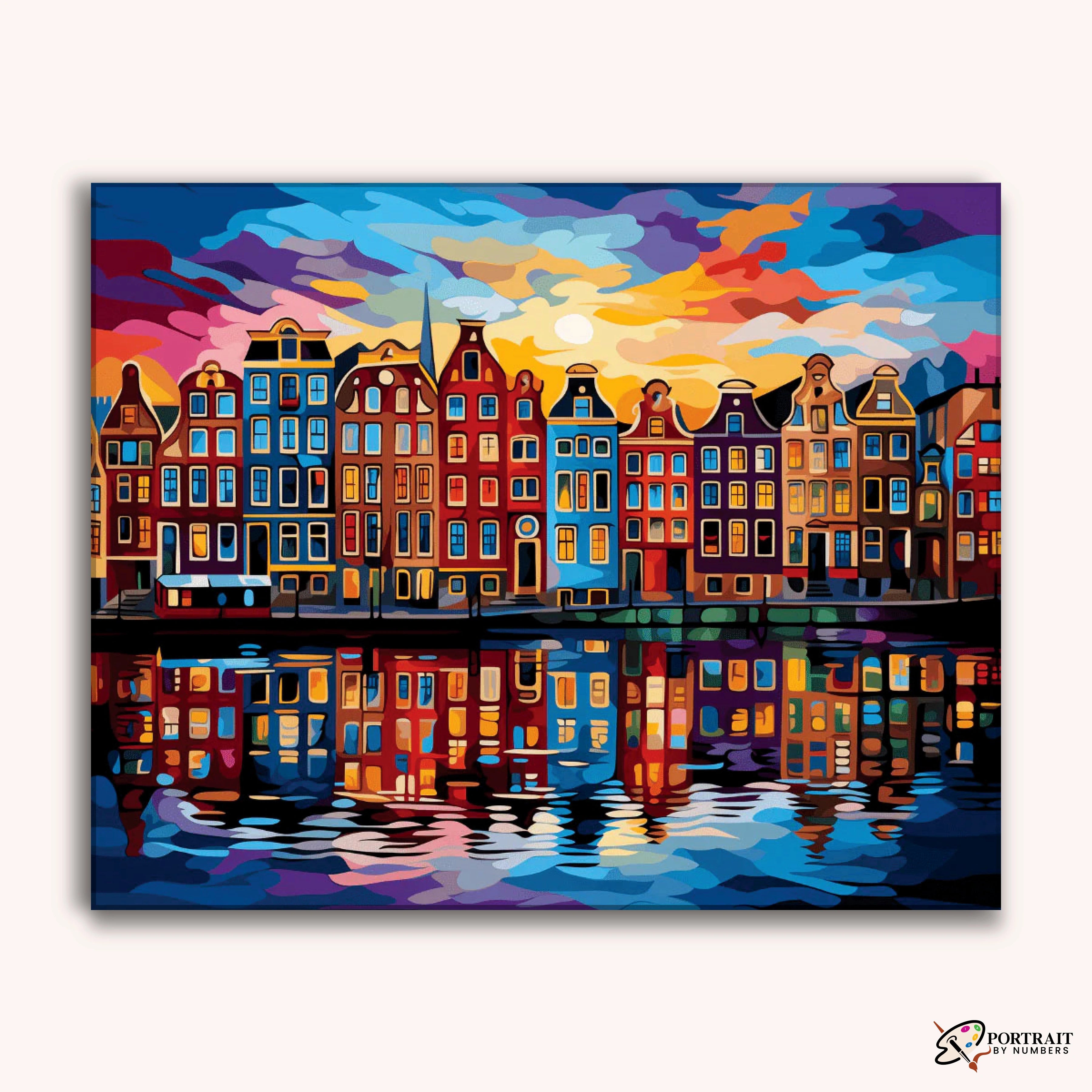 Repetition -  Paint by Numbers Kit for Adults -  Portrait By Numbers