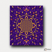 Royal Bloom (Mandala) -  Paint by numbers Kit -  Portrait By Numbers