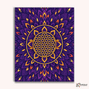 Royal Bloom (Mandala) -  Paint by Numbers Kit for Adults -  Portrait By Numbers