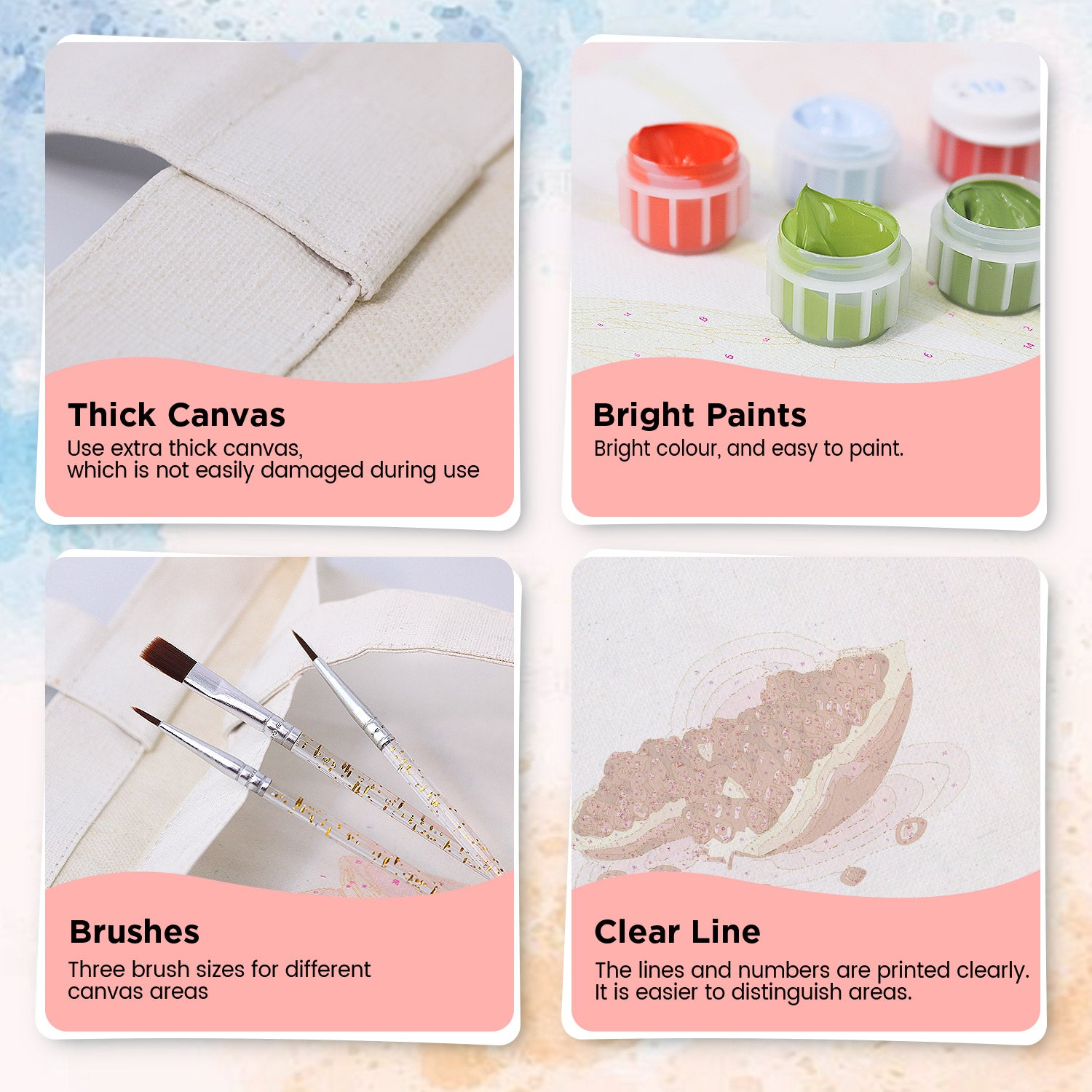 Ruby Pomegranate Bag -  Paint by Numbers Kit for Adults -  Portrait By Numbers