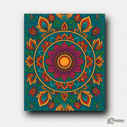 Sacred Flame (Mandala) -  Paint by numbers Kit -  Portrait By Numbers