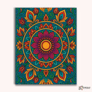 Sacred Flame (Mandala) -  Paint by Numbers Kit for Adults -  Portrait By Numbers