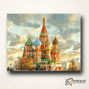 Saint Basil's Church -  Paint by Numbers Kit for Adults -  Portrait By Numbers