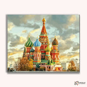 Saint Basil's Church -  Paint by Numbers Kit for Adults -  Portrait By Numbers