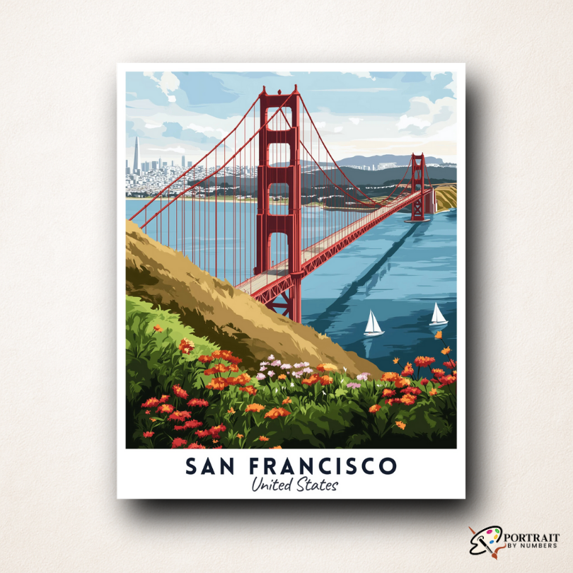 San Francisco Travel Poster