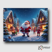 Santa’s Wonderland -  Paint by Numbers Kit for Adults -  Portrait By Numbers