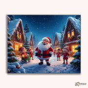 Santa’s Wonderland -  Paint by Numbers Kit for Adults -  Portrait By Numbers