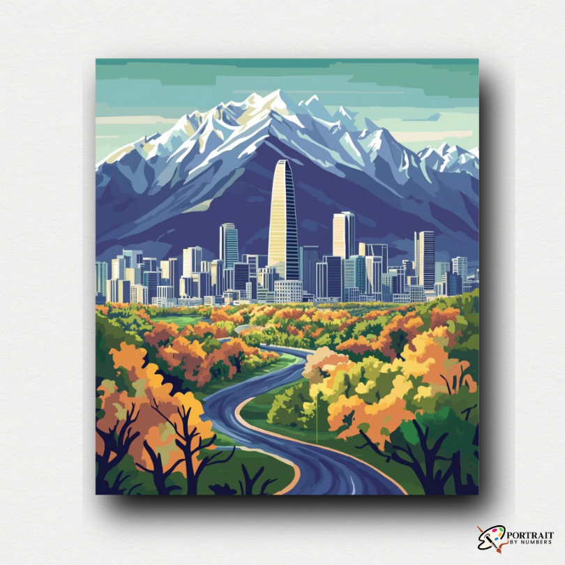 Santiago - Travel Poster