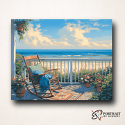 Seaside Rest -  Paint by Numbers Kit for Adults -  Portrait By Numbers