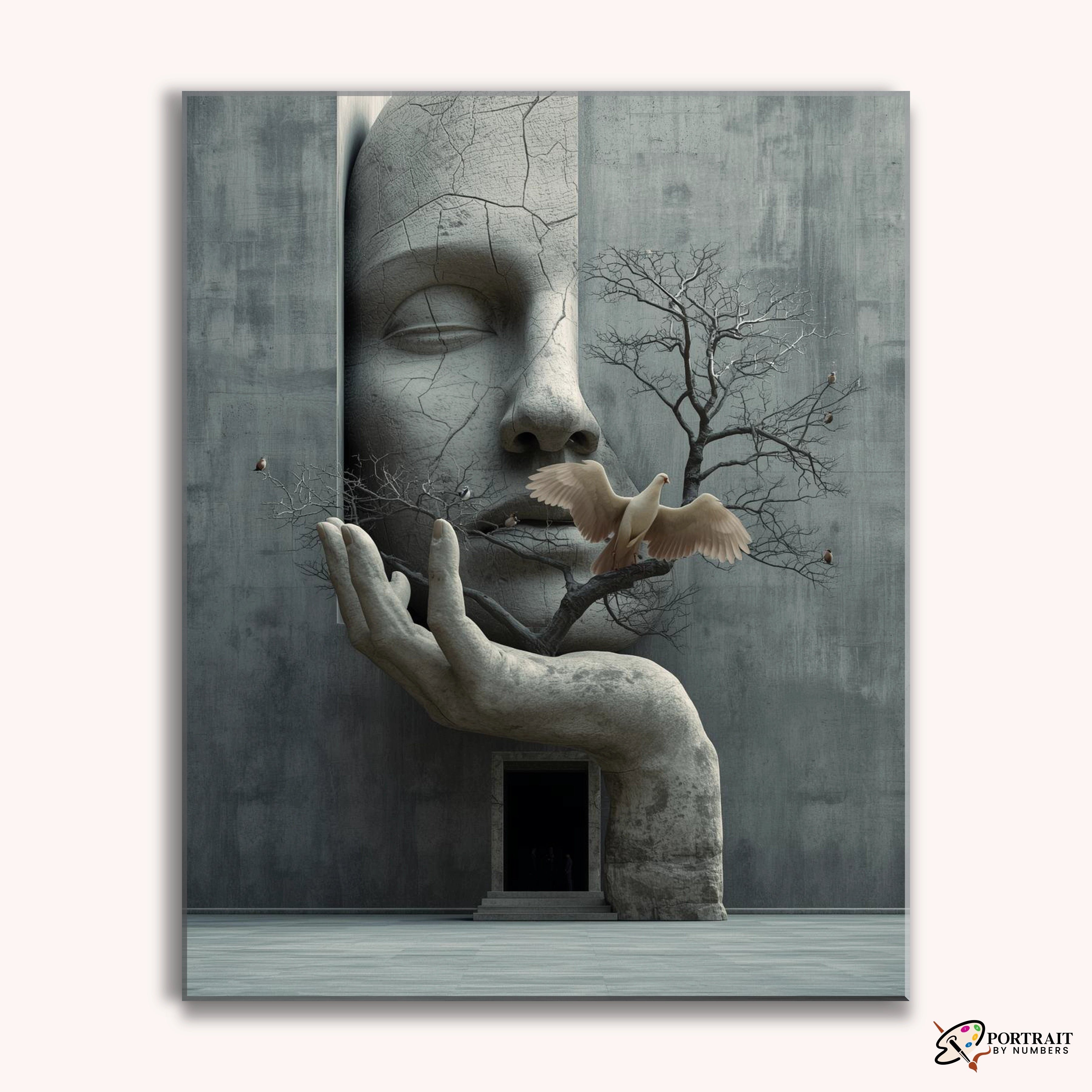 Silent Reverie -  Paint by Numbers Kit for Adults -  Portrait By Numbers