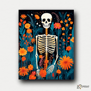 Skeleton's Garden -  Paint by numbers Kit -  Portrait By Numbers
