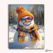 Snow Show -  Paint by Numbers Kit for Adults -  Portrait By Numbers