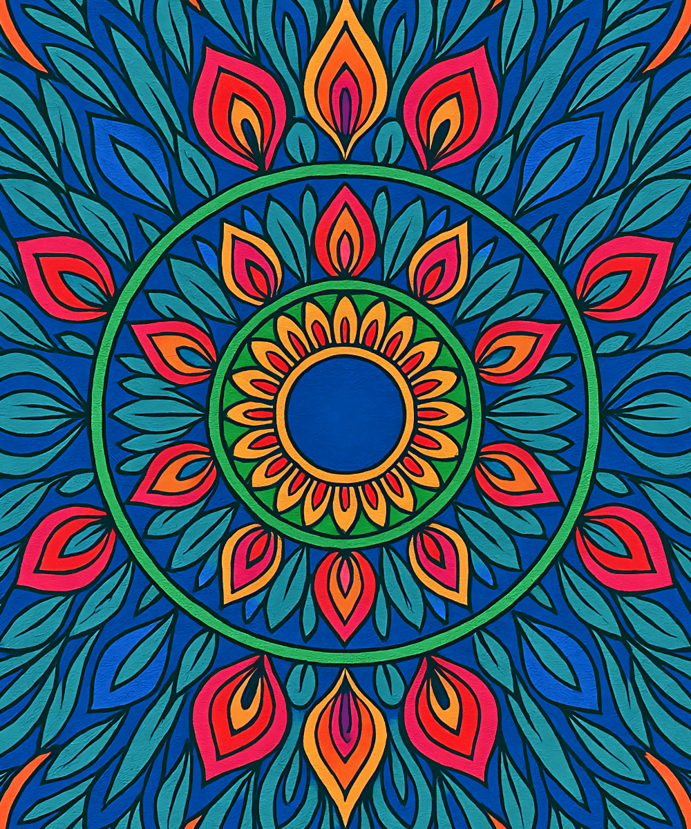 Solar Bloom (Mandala)