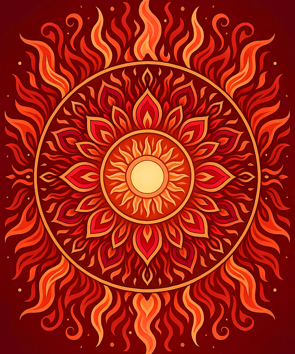 Solar Flare (Mandala)