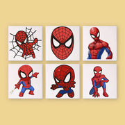 Spider Strokes (Set of 6) -  Paint by Numbers Kit for Adults -  Portrait By Numbers