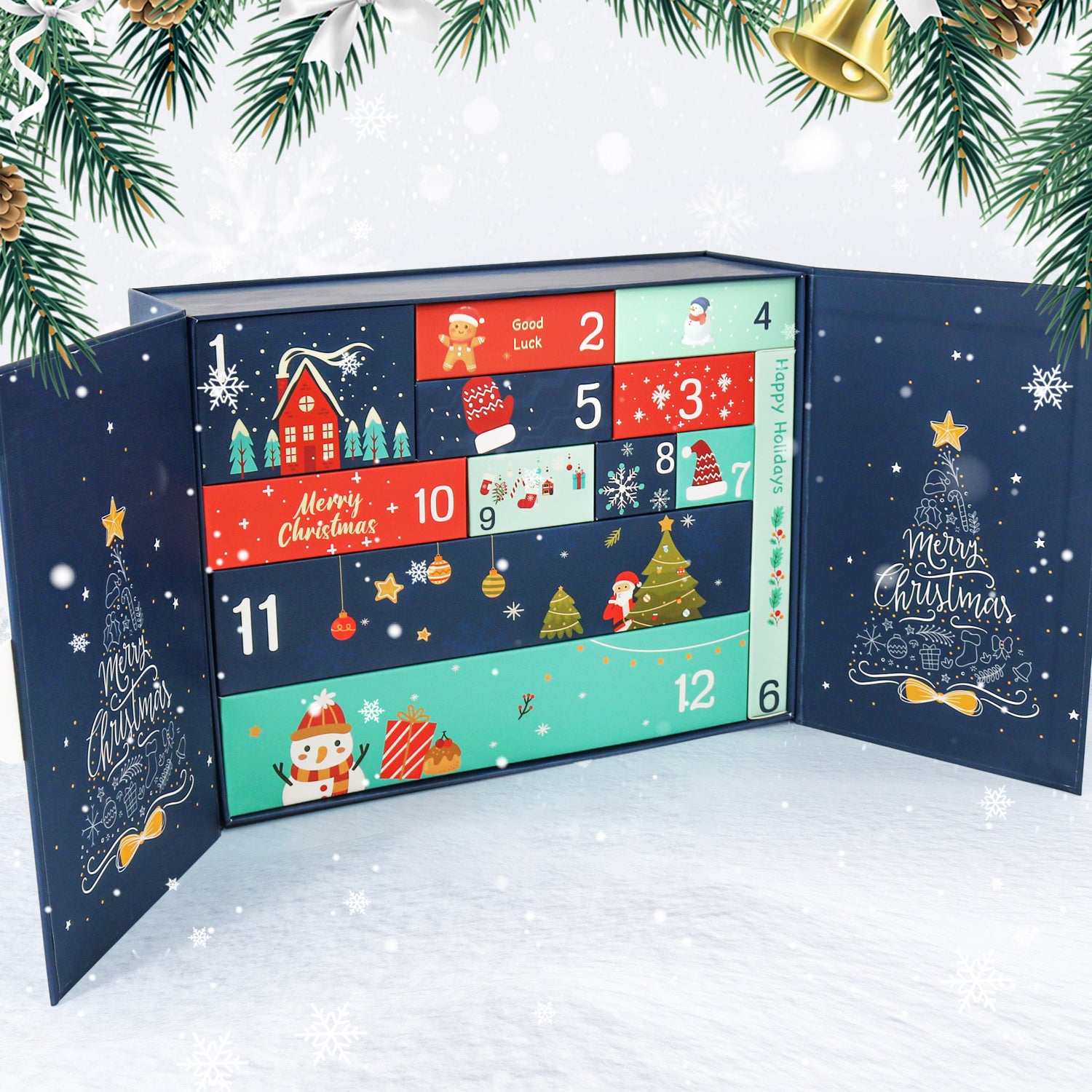 Starry Christmas Box -  Paint by Numbers Kit for Adults | Relaxing DIY Art Gift | -  Portrait By Numbers