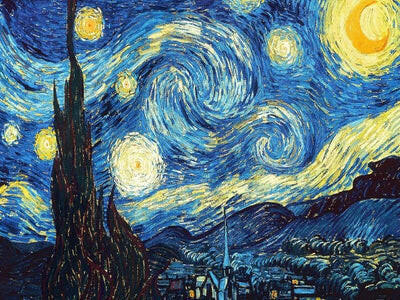 Starry Night - Vincent Van Gogh -  Paint by Numbers Kit for Adults -  Portrait By Numbers