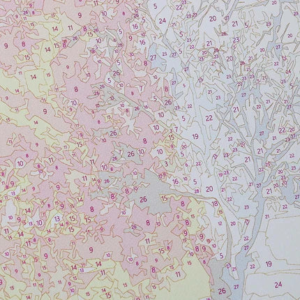 Four Seasons Tree -  Paint by Numbers Kit for Adults -  Portrait By Numbers