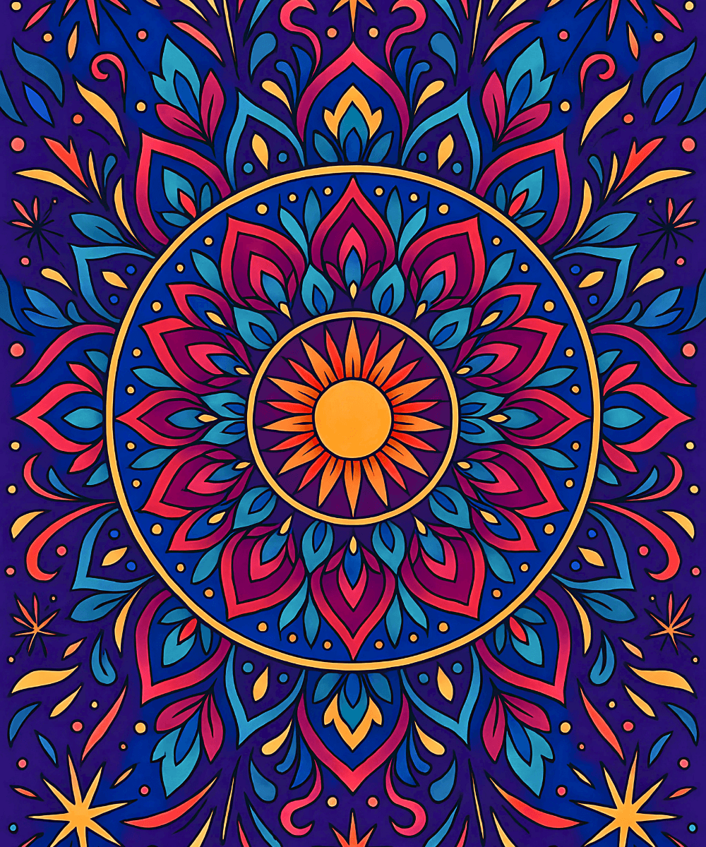 Stellar Lotus (Mandala)