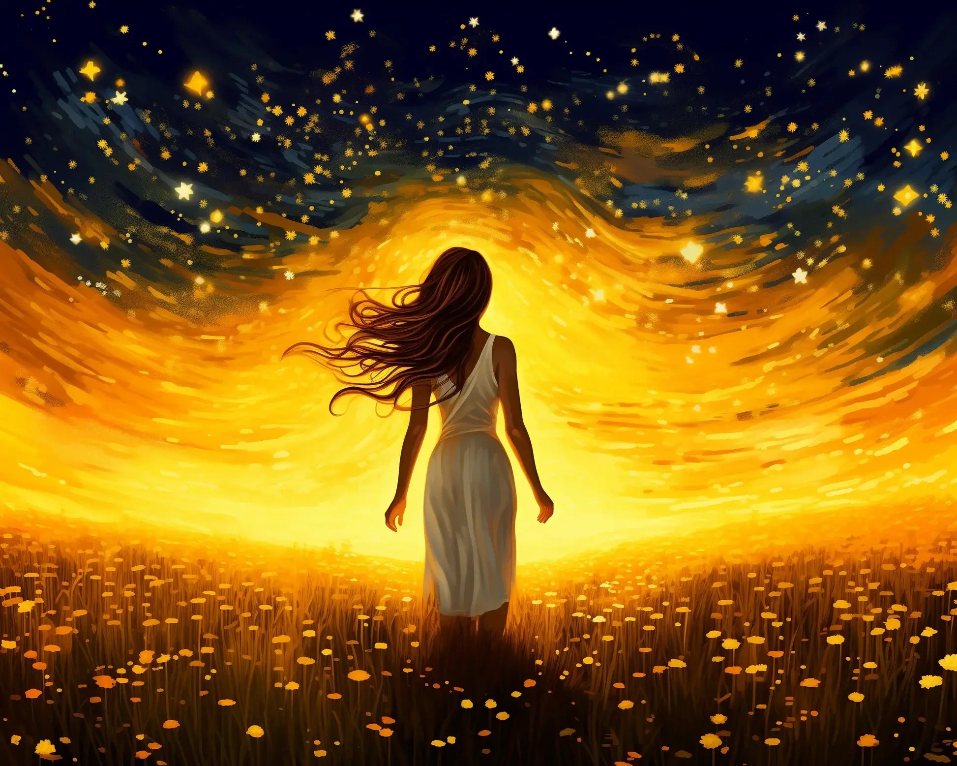 Stellar Whisper -  Paint by numbers -  Portrait By Numbers