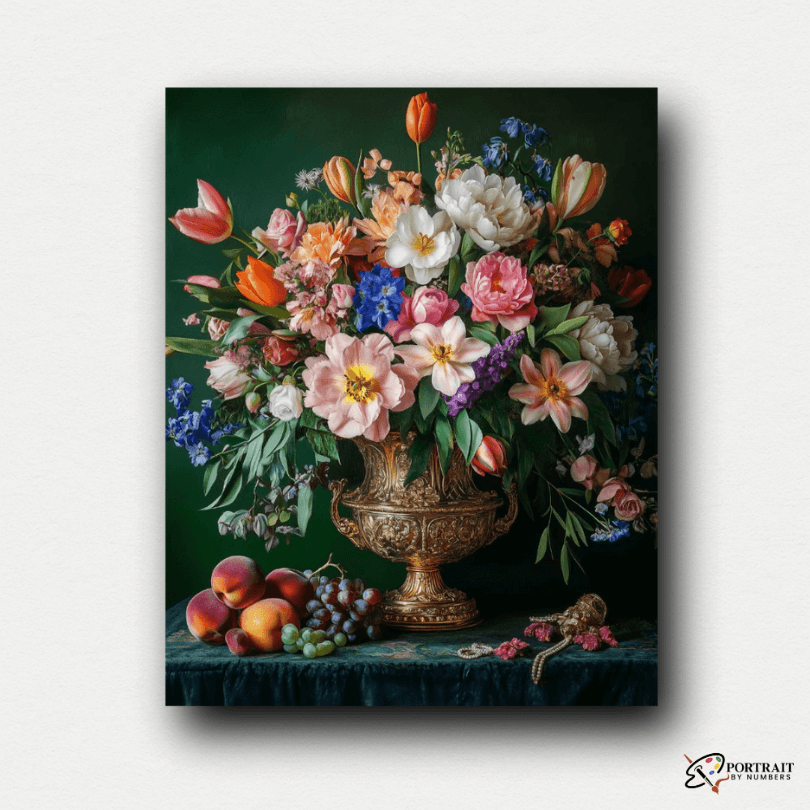 Still Life Goblet -  Paint by numbers -  Portrait By Numbers