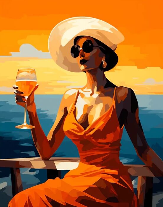 Straw Hat Lady