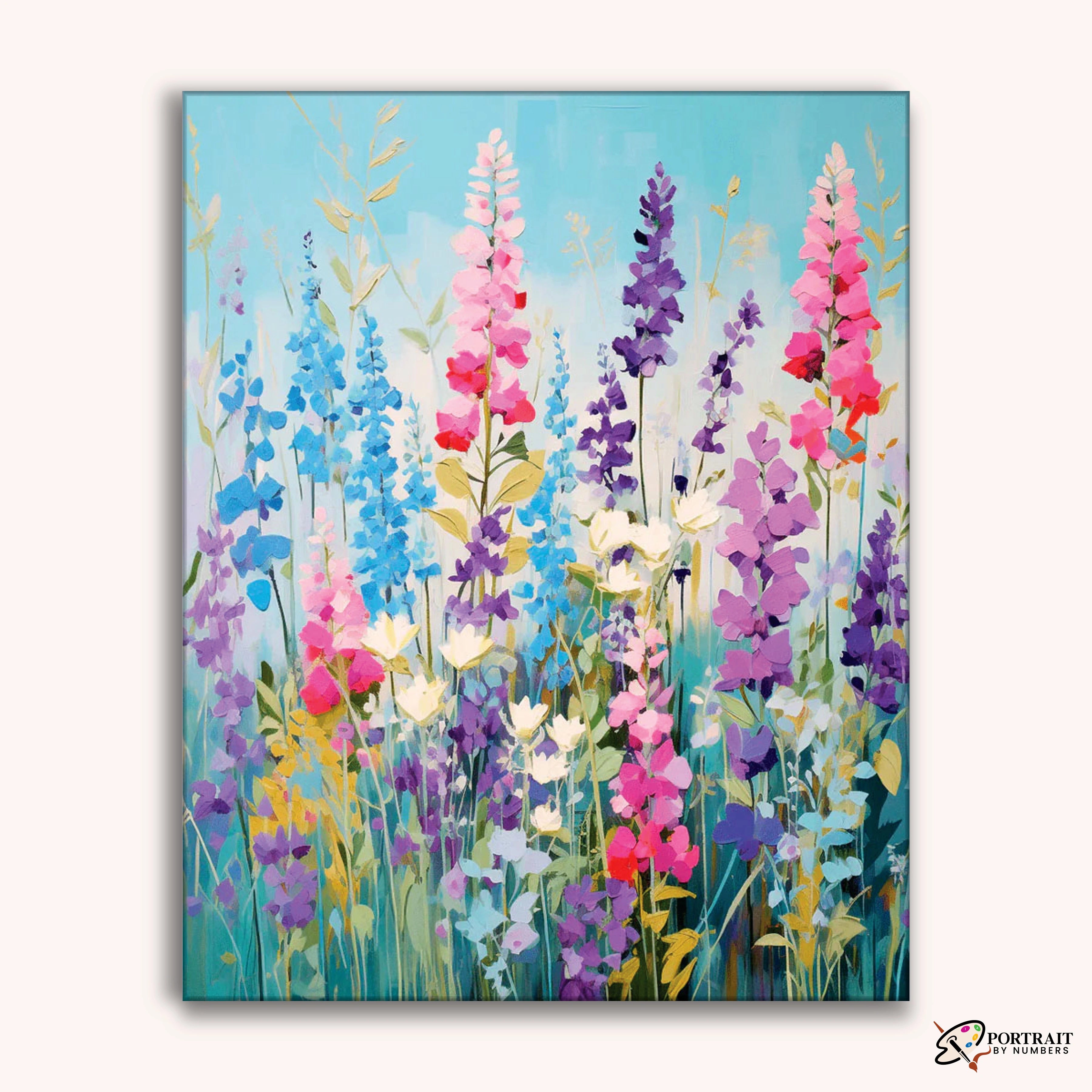 Summer Wildflower Splendor -  Paint by Numbers Kit for Adults -  Portrait By Numbers