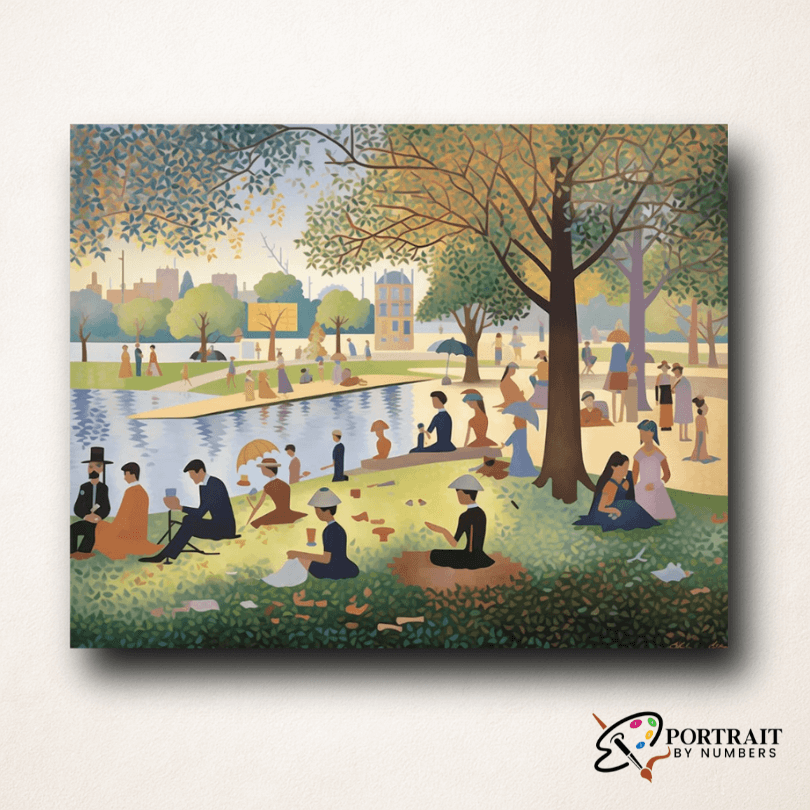 Sunday Afternoon -  Paint by numbers -  Portrait By Numbers