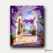 Sunlit Arches -  Paint by Numbers Kit for Adults -  Portrait By Numbers