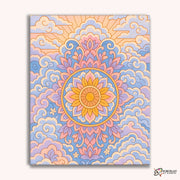 Sunrise Spirit (Mandala) -  Paint by Numbers Kit for Adults -  Portrait By Numbers