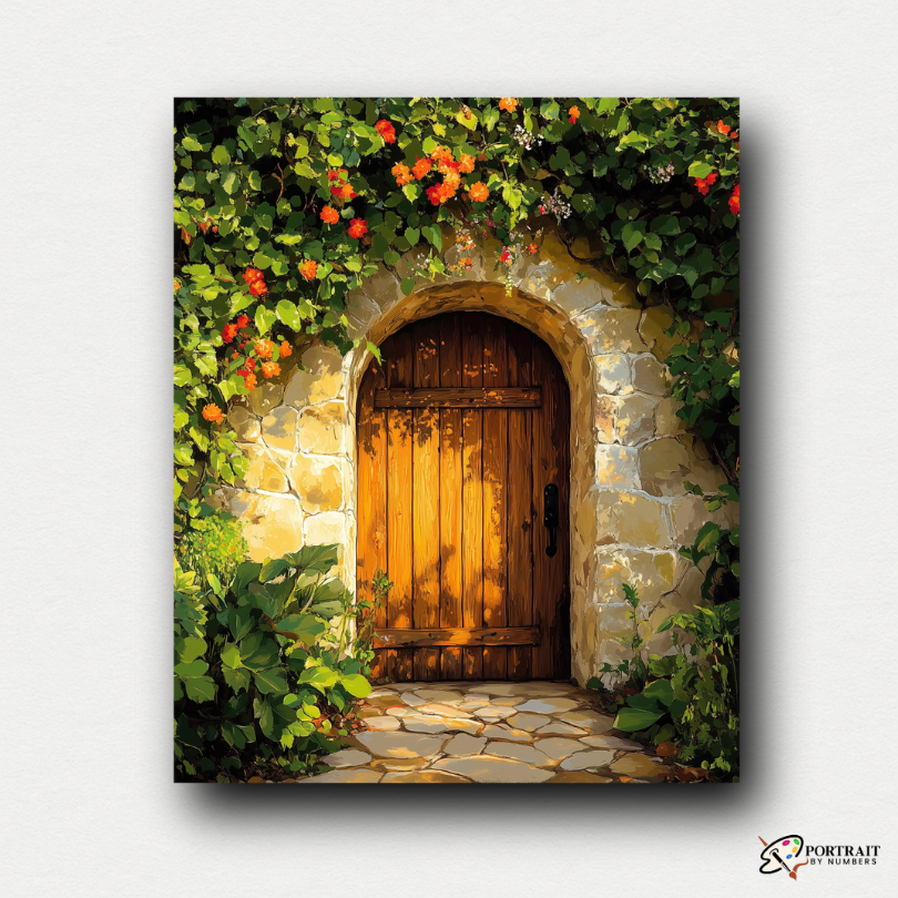Sunset Garden Gate