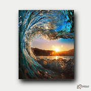 Sunset Wave -  Paint by Numbers Kit for Adults -  Portrait By Numbers