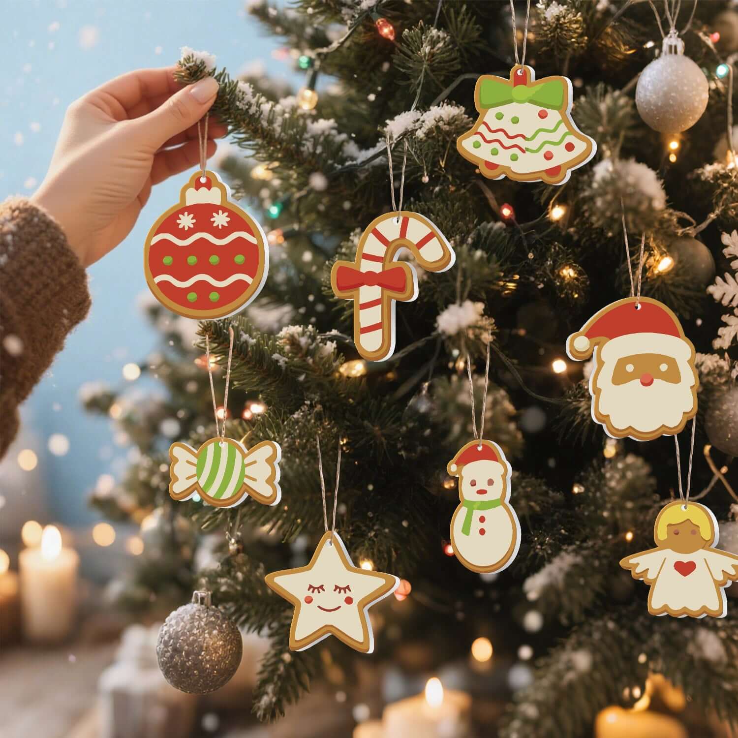 Sweet Christmas -  Paint by Numbers Kit for Adults | Relaxing DIY Art Gift | -  Portrait By Numbers