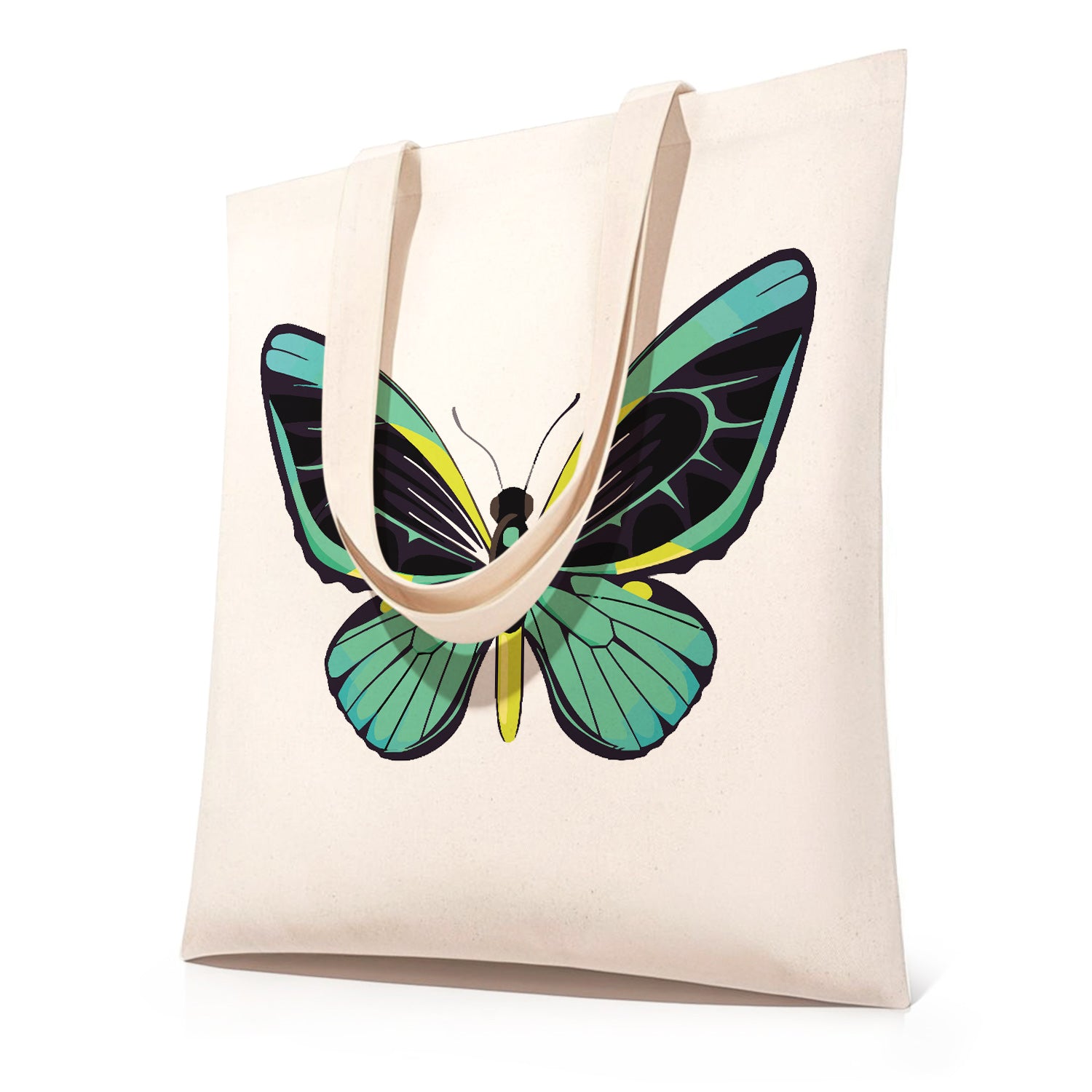 Teal Shadow Butterfly Bag -  Paint by Numbers Kit for Adults -  Portrait By Numbers