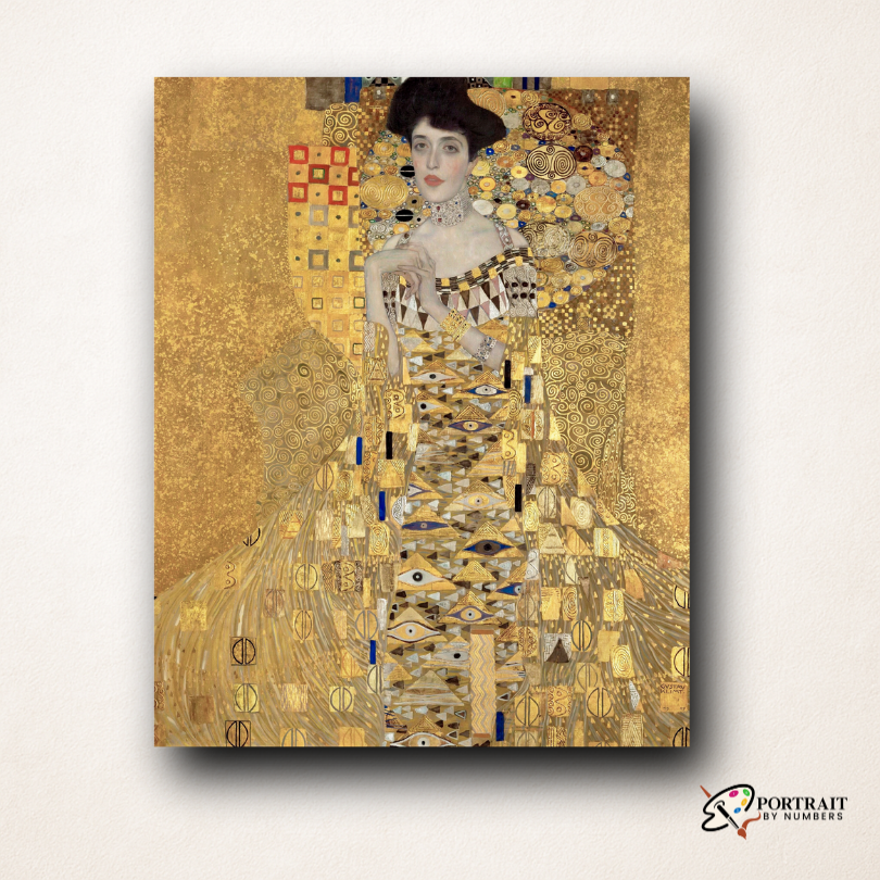 The Golden Embrace -  Paint by numbers -  Portrait By Numbers