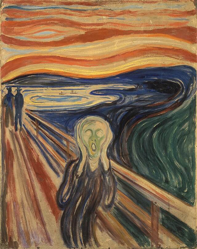 The Scream - Edvard Munch -  Paint by numbers -  Portrait By Numbers