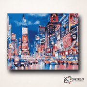 Times Square -  Paint by Numbers Kit for Adults -  Portrait By Numbers