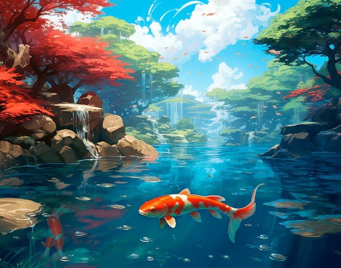 Tranquil Koi Waters