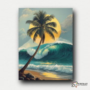Tropical Wave -  Paint by Numbers Kit for Adults -  Portrait By Numbers