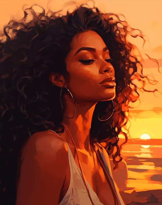 Twilight Peace -  Paint by numbers -  Portrait By Numbers