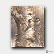 Two Friend Birds on Birch Tree -  Paint by Numbers Kit for Adults -  Portrait By Numbers