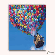 Up House -  Paint by Numbers Kit for Adults -  Portrait By Numbers