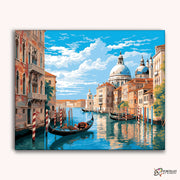 Venetian Canal -  Paint by Numbers Kit for Adults -  Portrait By Numbers
