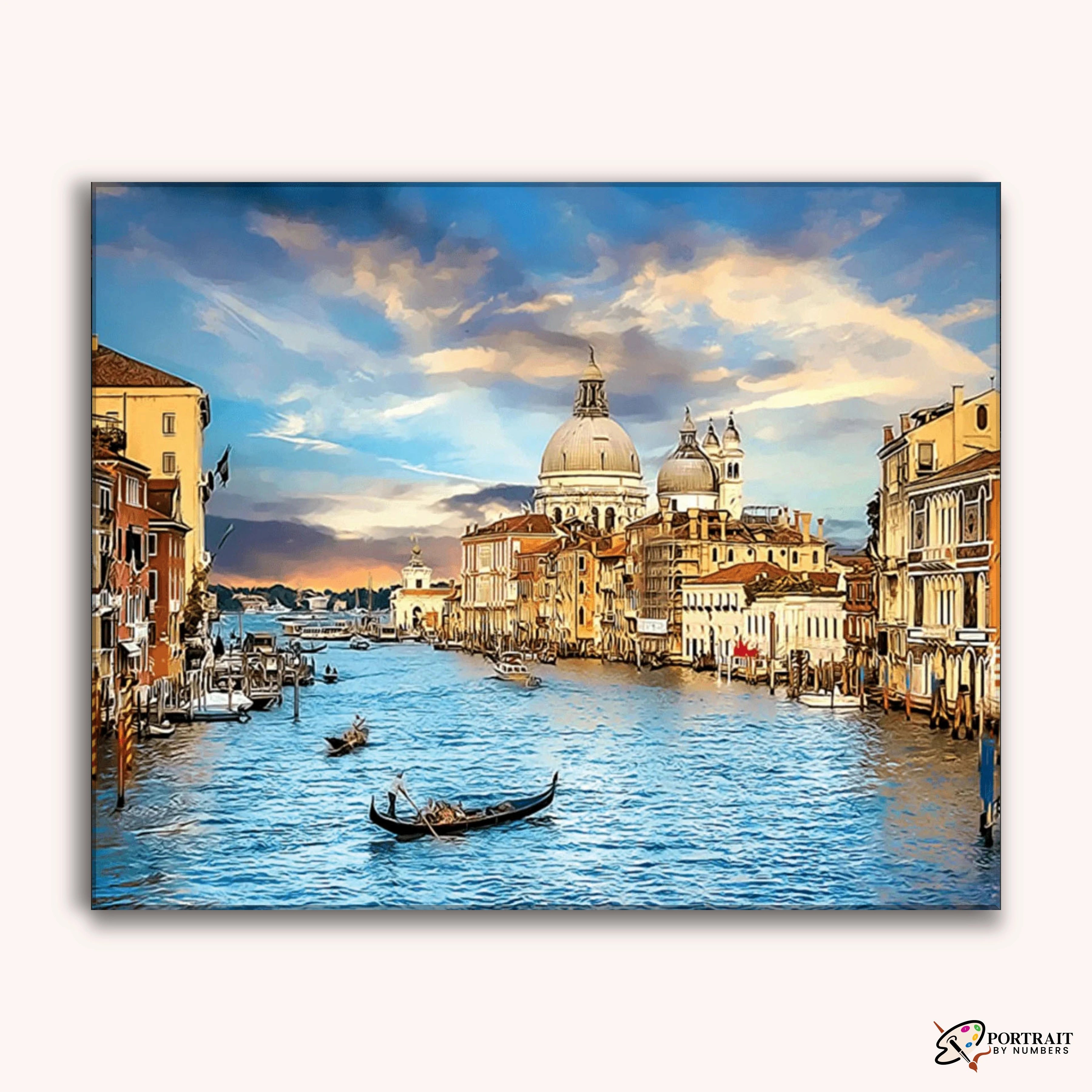 Venice City -  Paint by Numbers Kit for Adults -  Portrait By Numbers