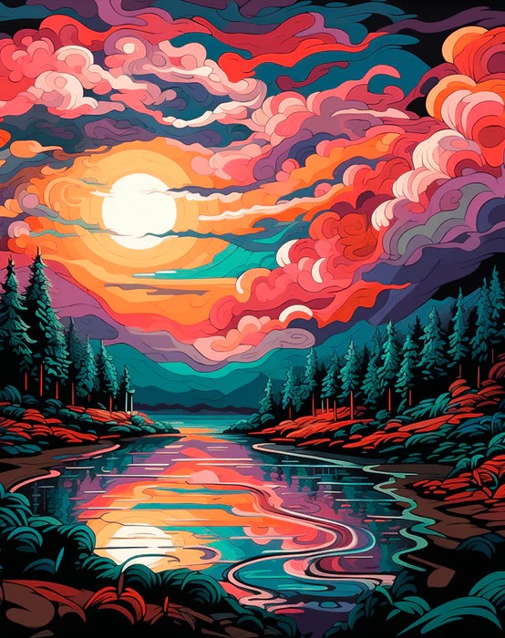 Vibrant Serenity