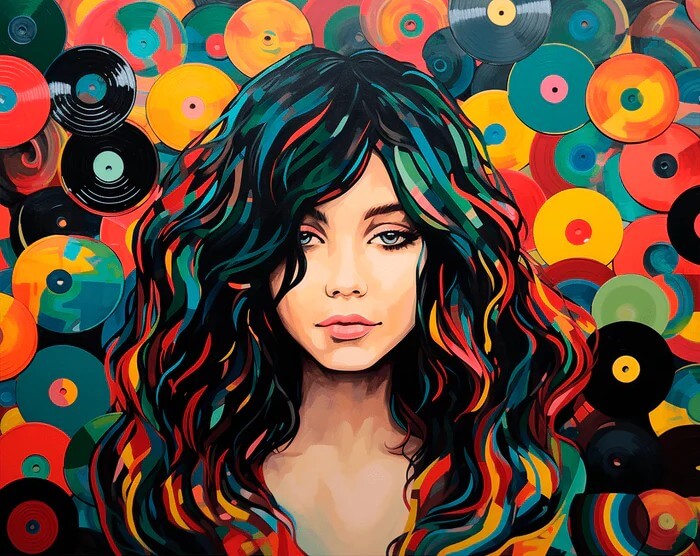 Vinyl Portrait