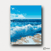 Warm Beach Waves -  Paint by Numbers Kit for Adults -  Portrait By Numbers