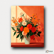 Warmth in Blossom -  Paint by Numbers Kit for Adults -  Portrait By Numbers
