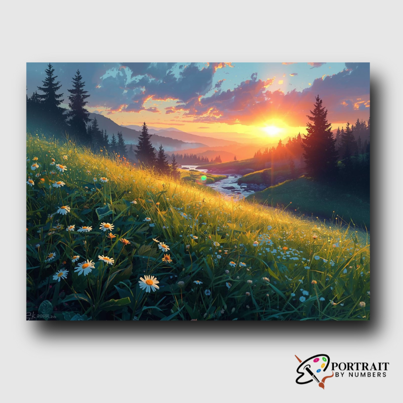 Whispers of Dawn -  Paint by Numbers Kit for Adults -  Portrait By Numbers