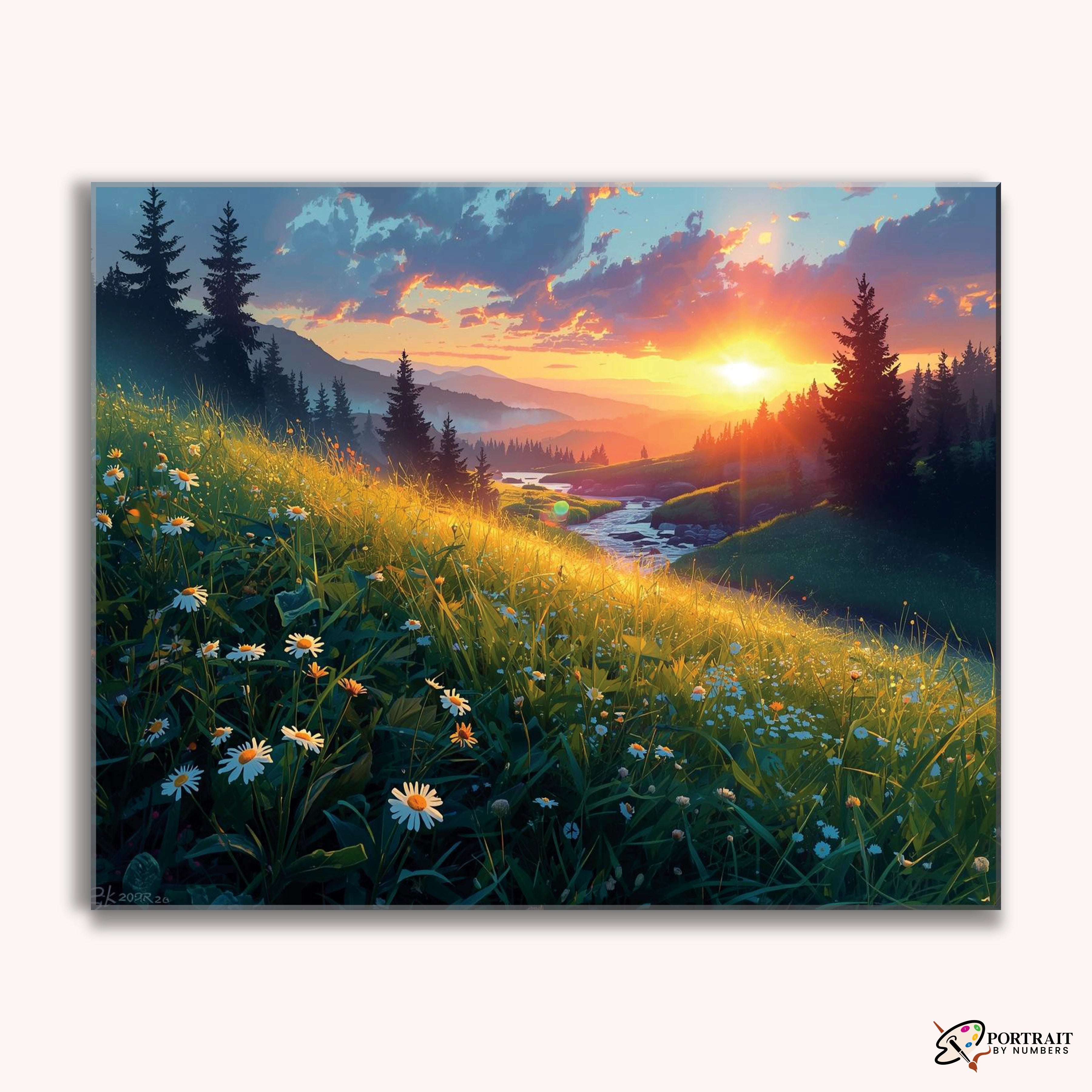 Whispers of Dawn -  Paint by Numbers Kit for Adults -  Portrait By Numbers